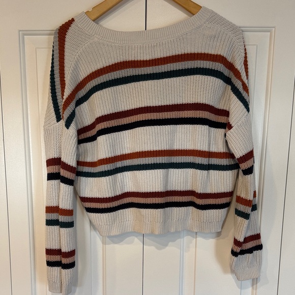 La Hearts Rust and Cream Knit Sweater - Picture 5 of 12